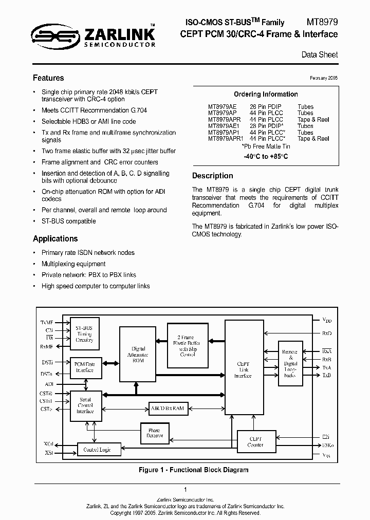 MT8979AE_453428.PDF Datasheet