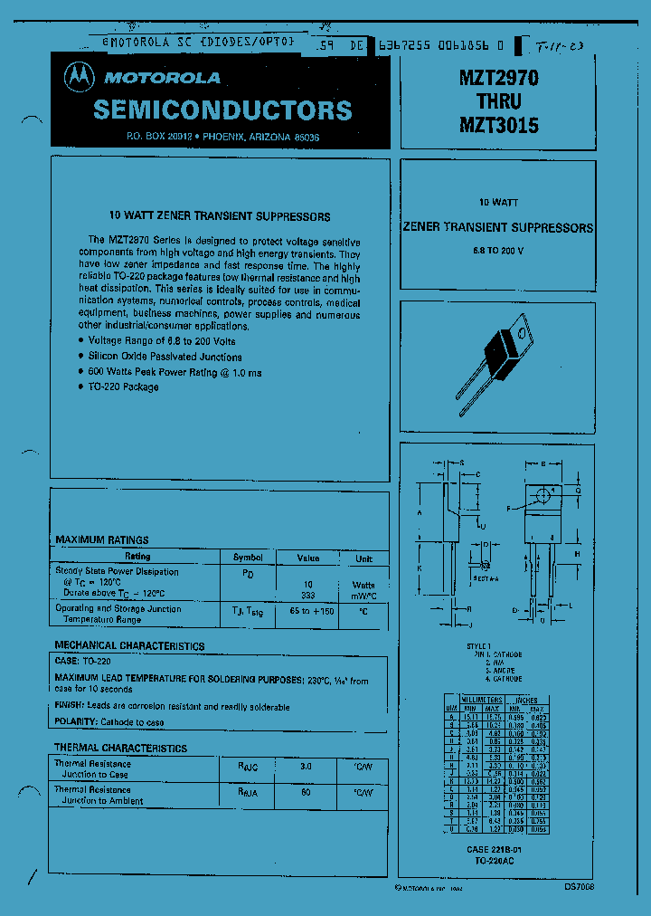 MZT3015_443396.PDF Datasheet