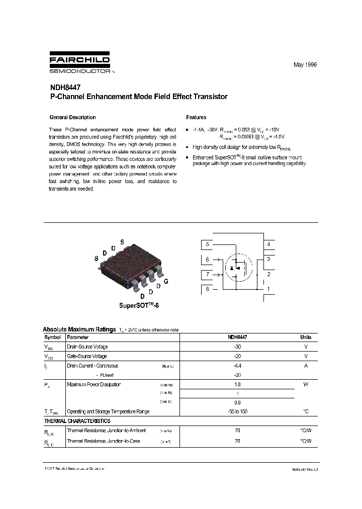 NDH8447_453769.PDF Datasheet