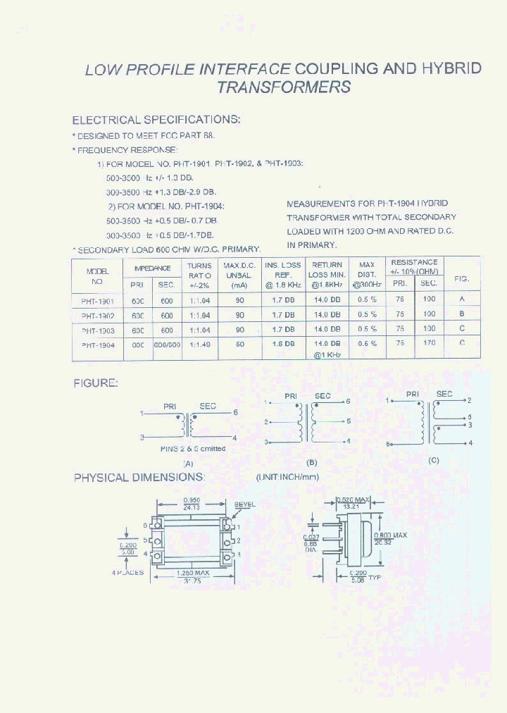 PHT-1904_462503.PDF Datasheet