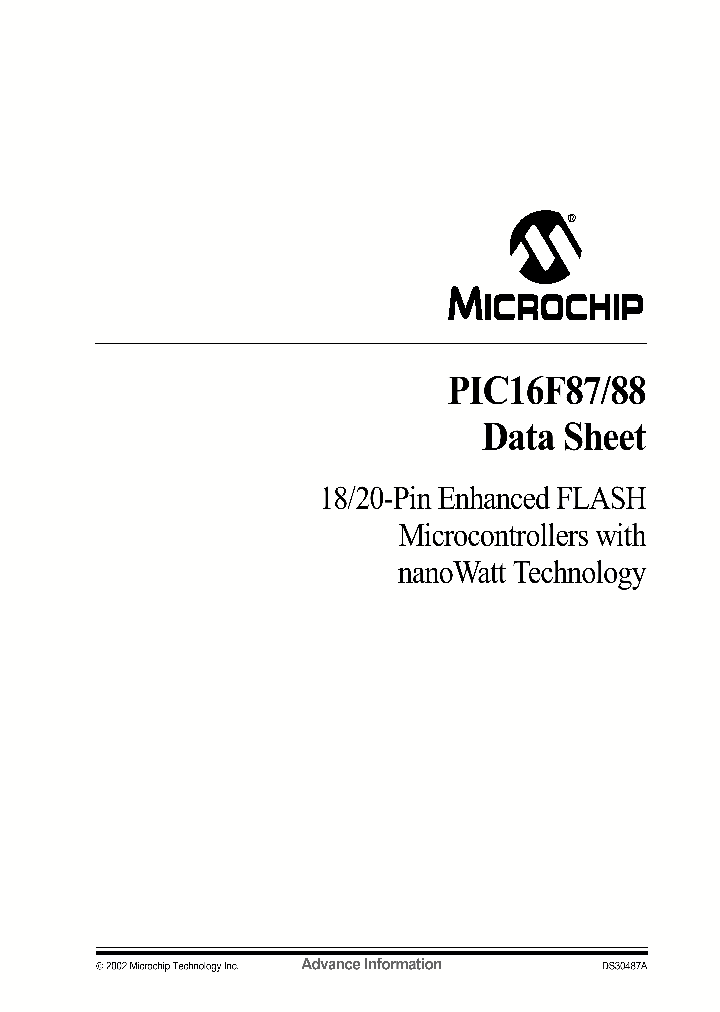 PIC16F88_456898.PDF Datasheet