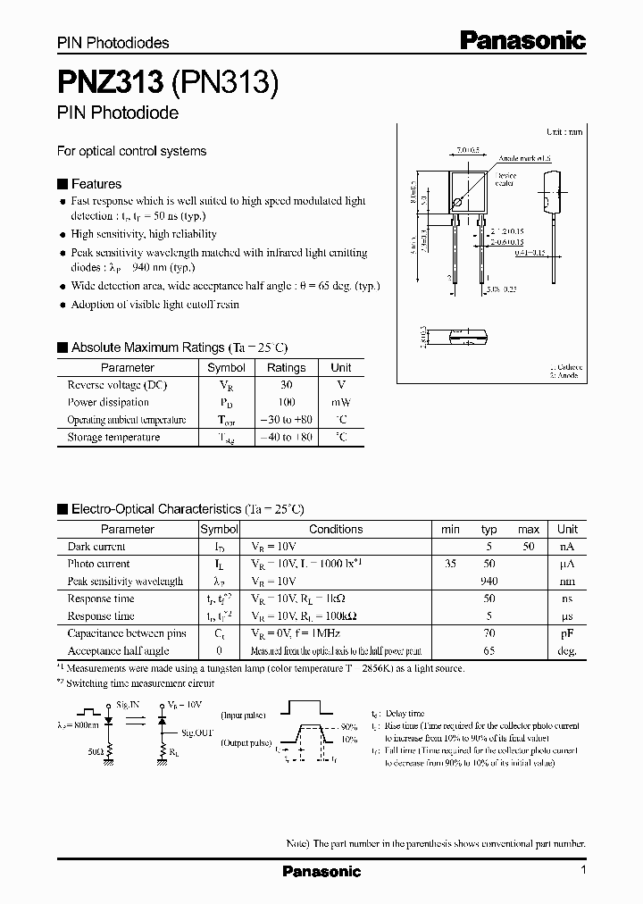 PNZ313_449444.PDF Datasheet