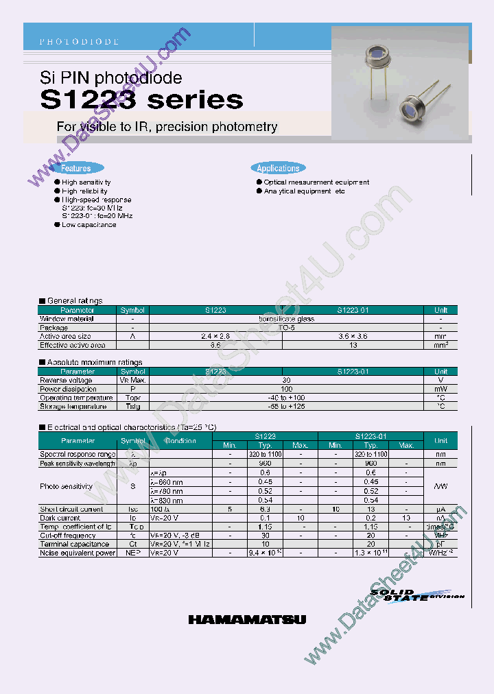 S1223_469795.PDF Datasheet