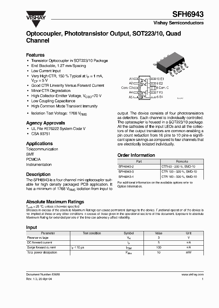 SFH6943-4_457730.PDF Datasheet