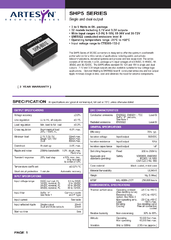 SHP5_483837.PDF Datasheet
