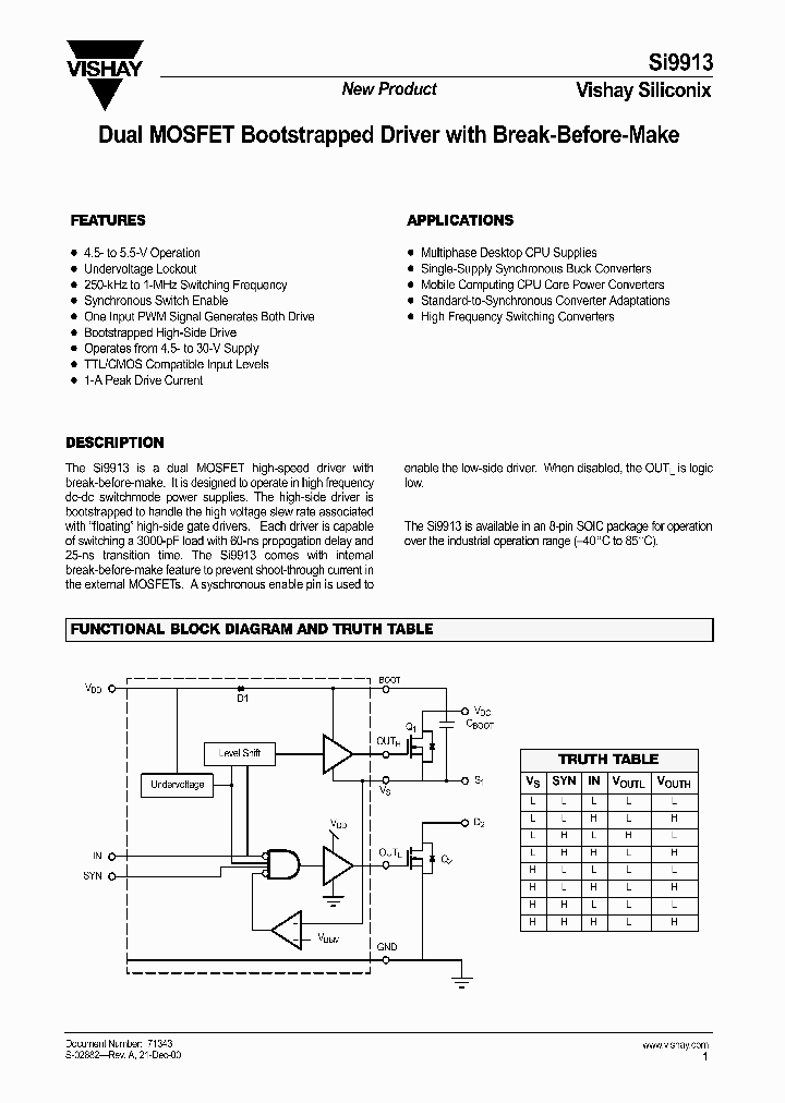 SI9913_445898.PDF Datasheet