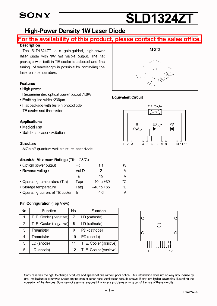 SLD1324ZT_455215.PDF Datasheet
