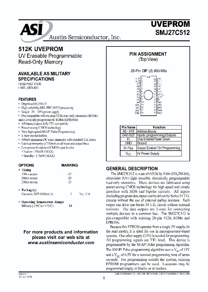 SMJ27C512_472707.PDF Datasheet