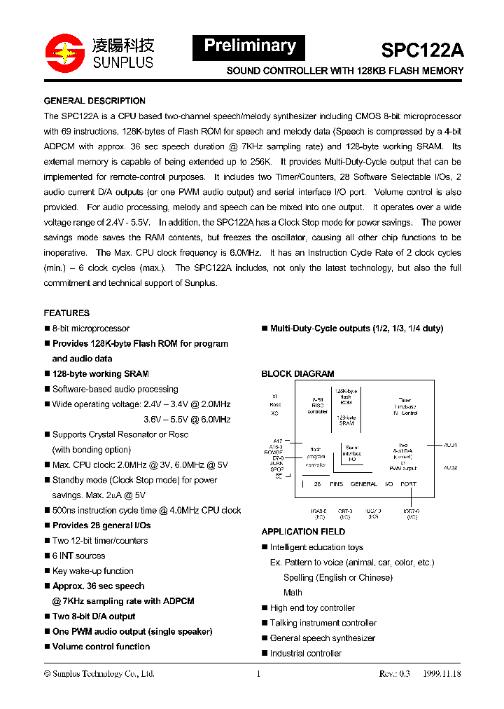 SPC122A_441350.PDF Datasheet