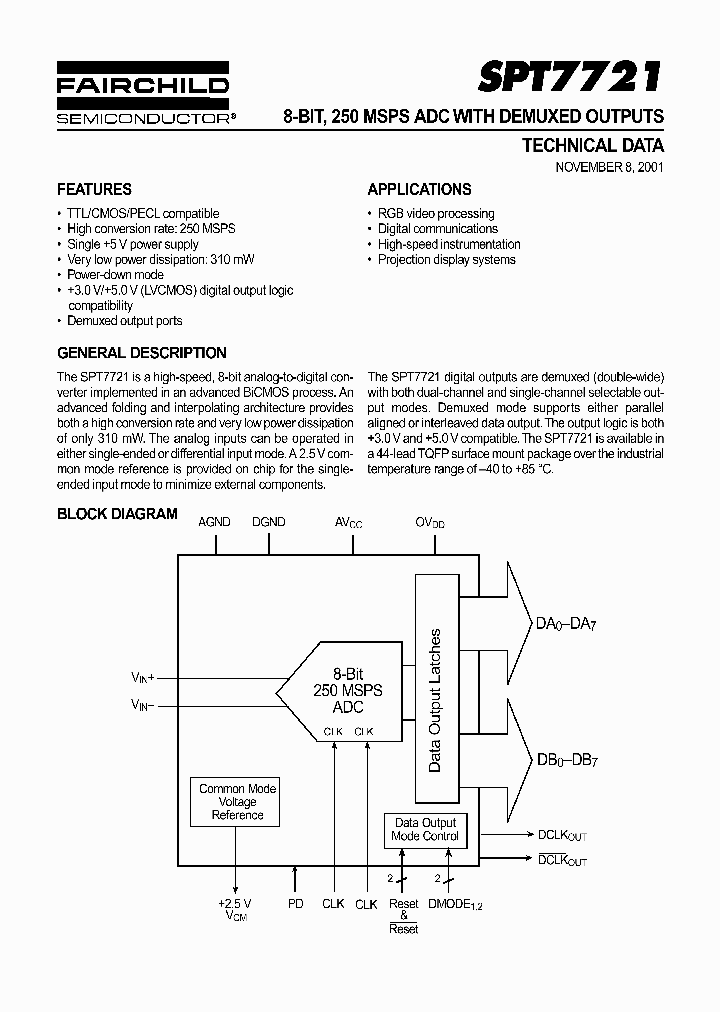 SPT7721_74615.PDF Datasheet