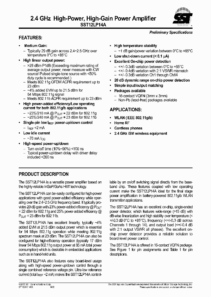 SST12LP14A_447977.PDF Datasheet