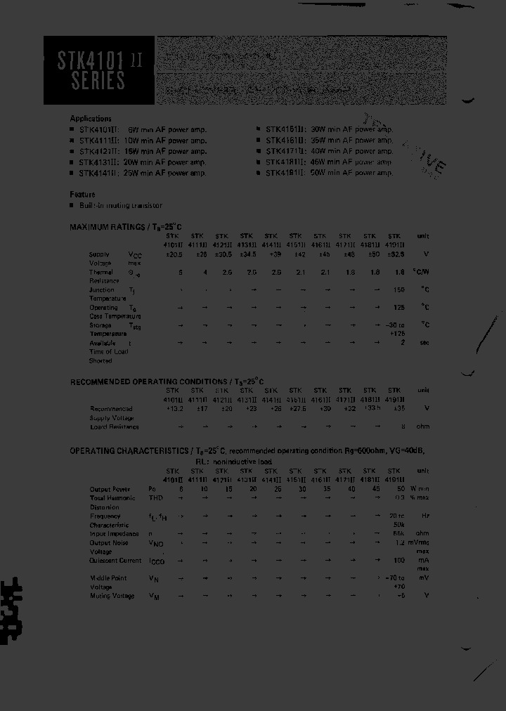 STK4161_93399.PDF Datasheet