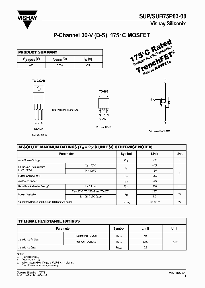 SUB75P03-08_451754.PDF Datasheet