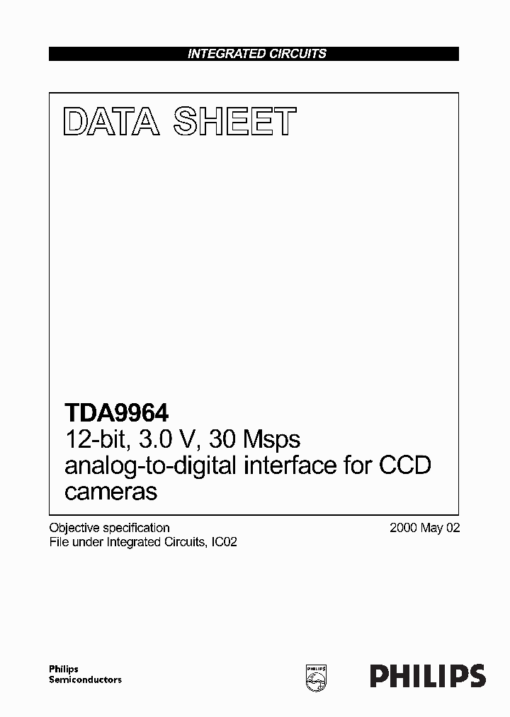 TDA9964_470107.PDF Datasheet