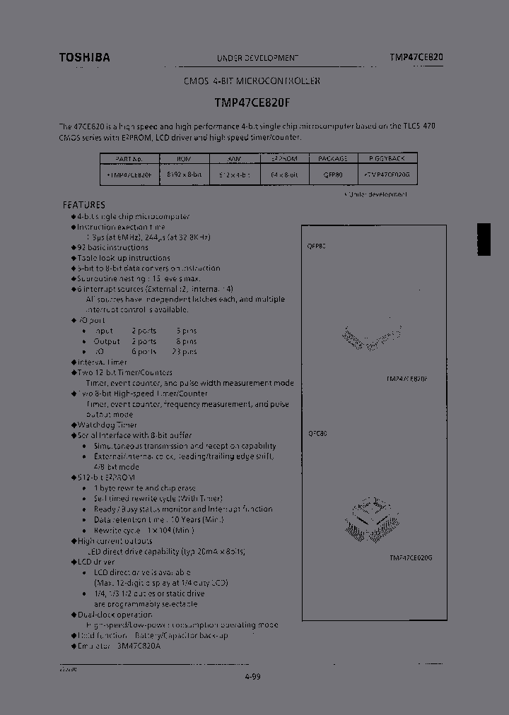 TMP47CE820F_461813.PDF Datasheet