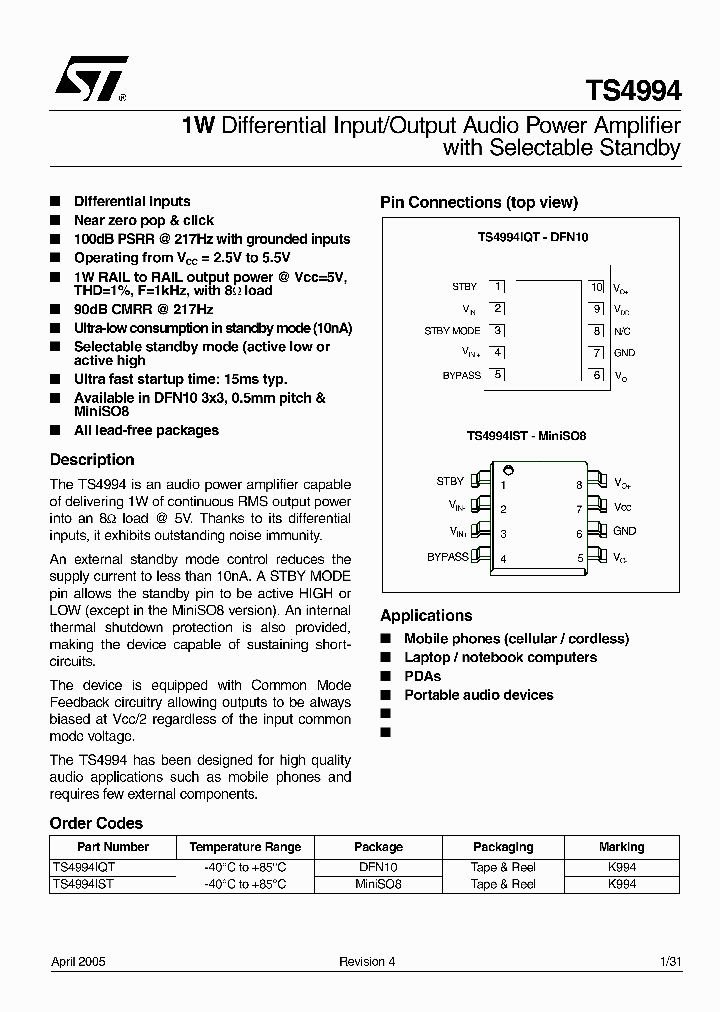 TS4994_457891.PDF Datasheet