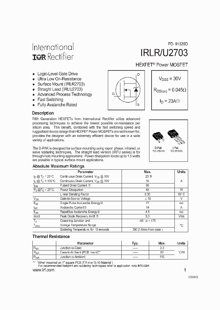 U2703_466833.PDF Datasheet