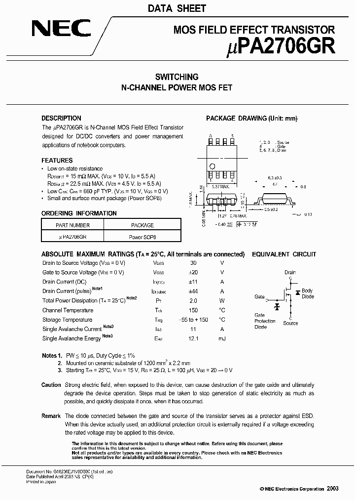 UPA2706GR_439882.PDF Datasheet
