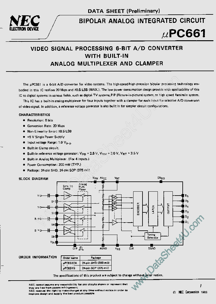 UPC661_452951.PDF Datasheet