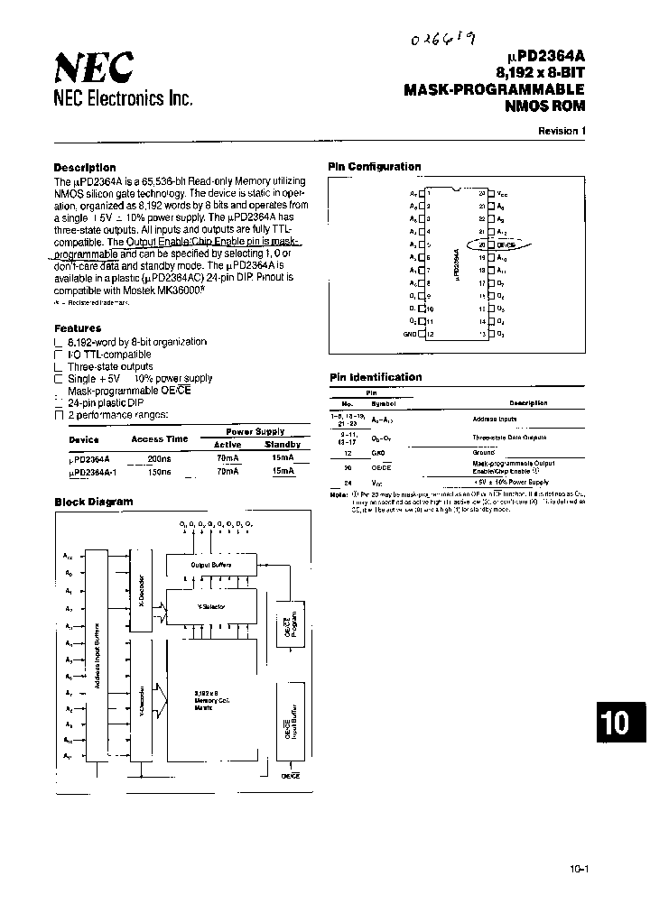 UPD2364A_460869.PDF Datasheet