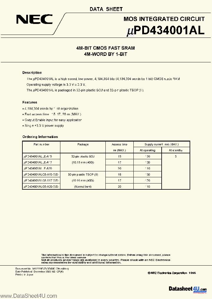 UPD434001AL_453202.PDF Datasheet