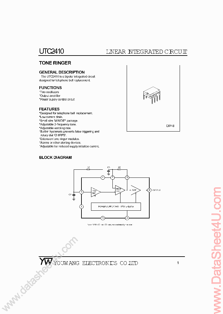 UTC2410_467978.PDF Datasheet