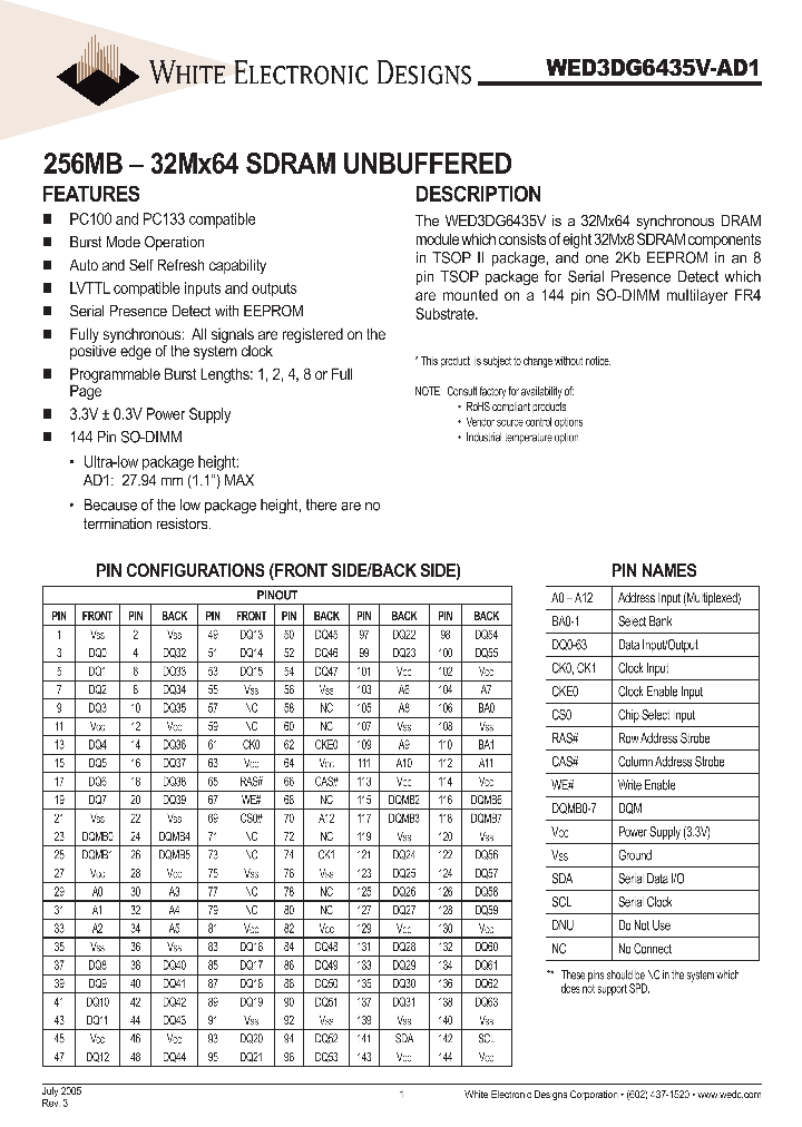 WED3DG6435V75AD1_458016.PDF Datasheet