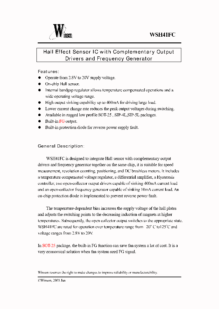 WSH41FC_445556.PDF Datasheet