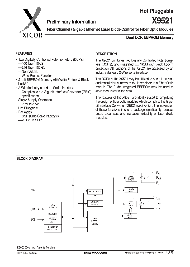 X9521_49195.PDF Datasheet