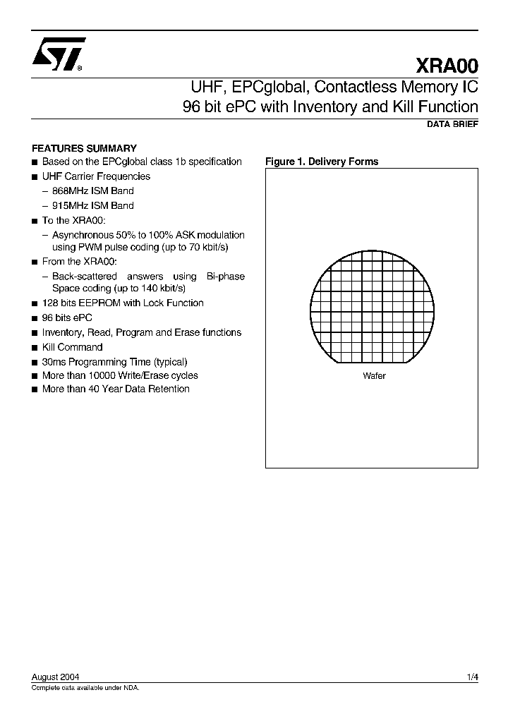 XRA00_467592.PDF Datasheet