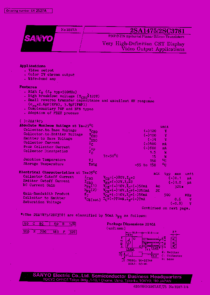 2SA1475_543879.PDF Datasheet