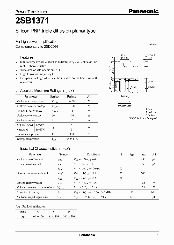 2SB1371_559320.PDF Datasheet