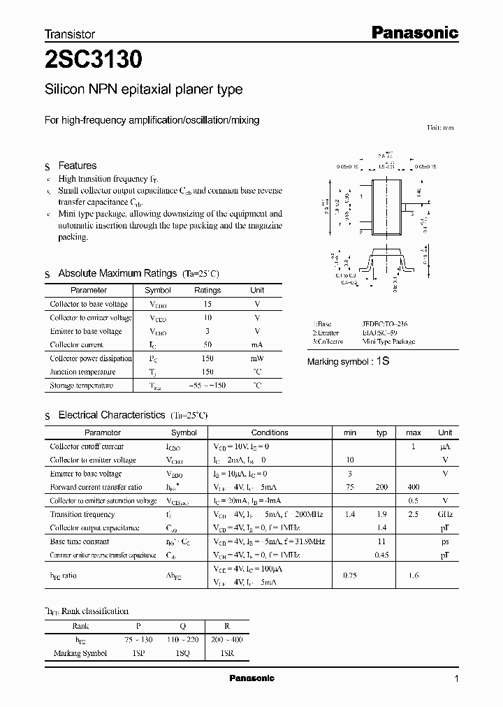 2SC3130_527141.PDF Datasheet