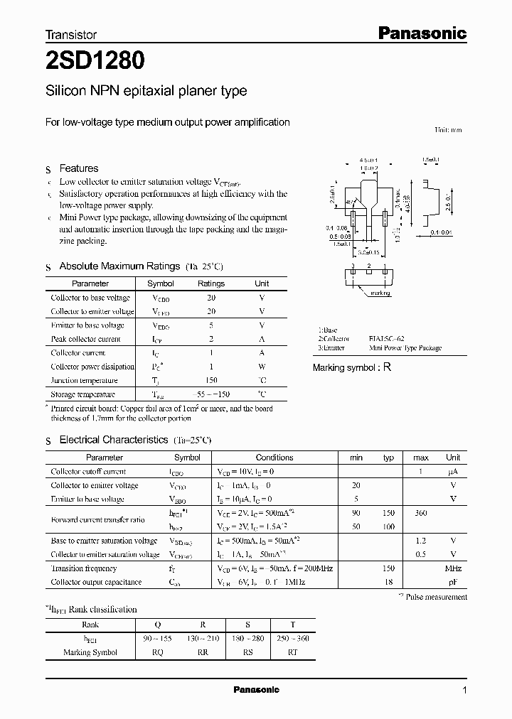 2SD1280_549277.PDF Datasheet