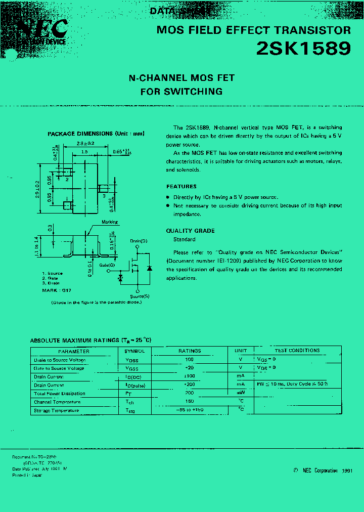 2SK1589_506705.PDF Datasheet