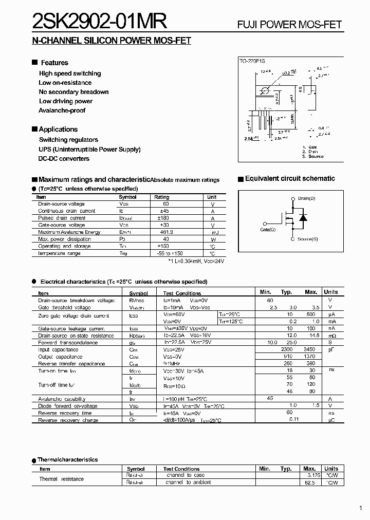 2SK2902_519533.PDF Datasheet