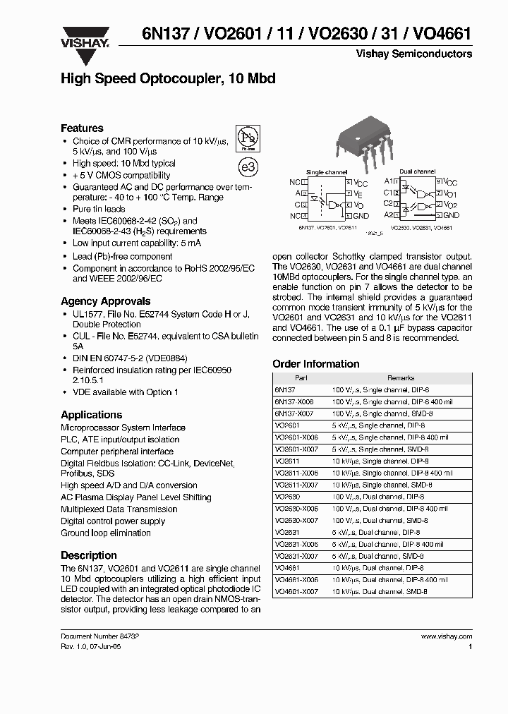 6N137_553053.PDF Datasheet