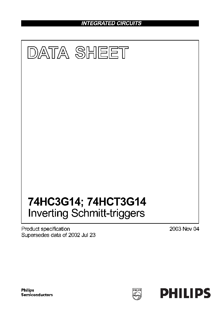 74HCT3G14_507312.PDF Datasheet