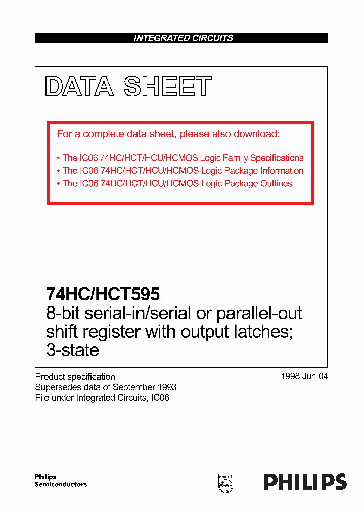 74HCT595_544837.PDF Datasheet
