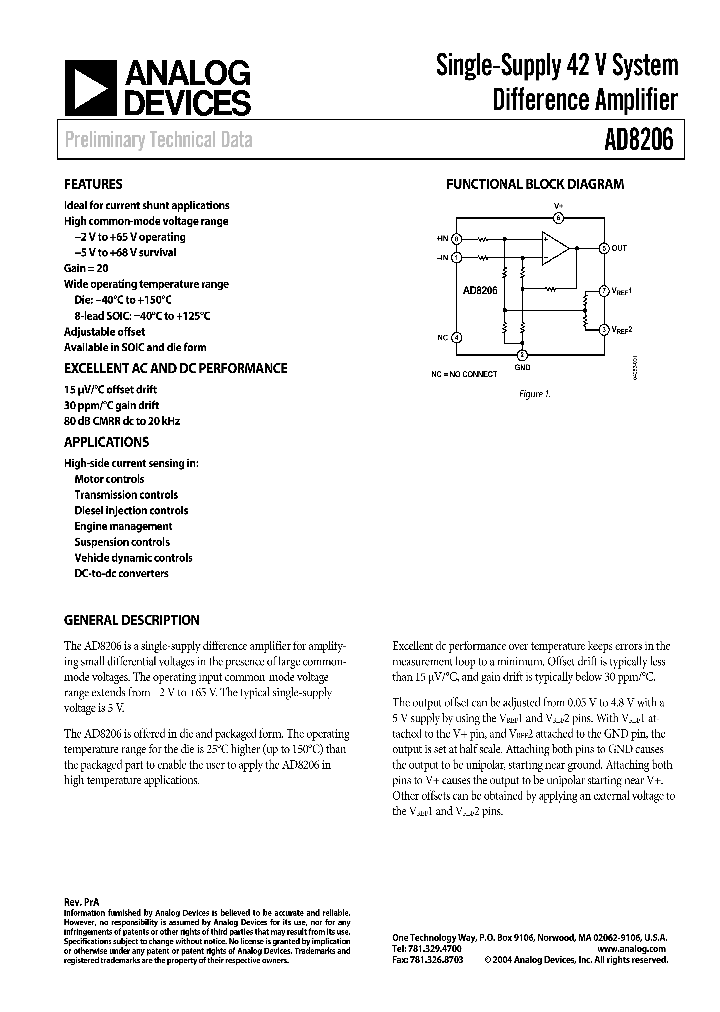 AD8206_535788.PDF Datasheet