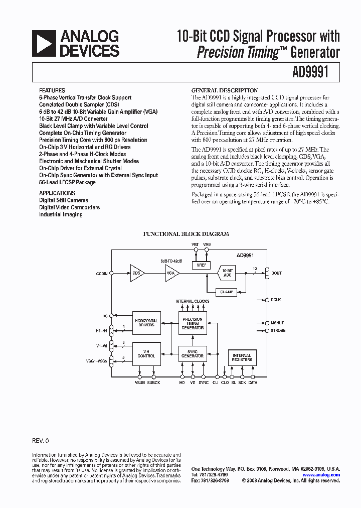 AD9991_496808.PDF Datasheet