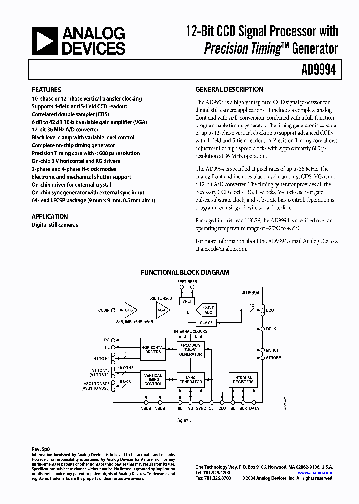 AD9994_498915.PDF Datasheet