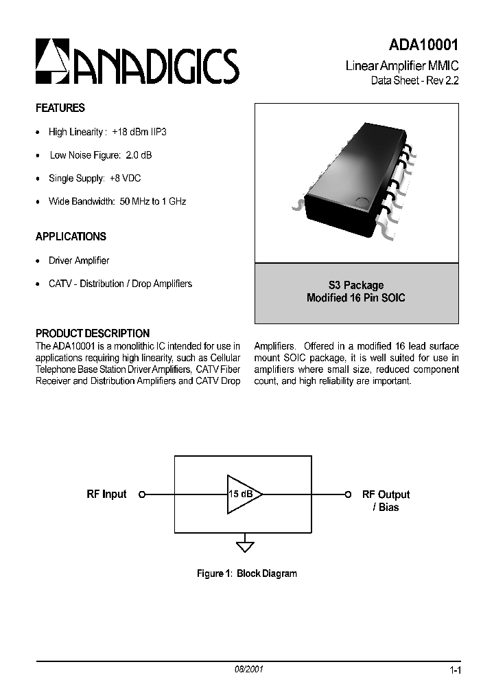 ADA10001_494580.PDF Datasheet