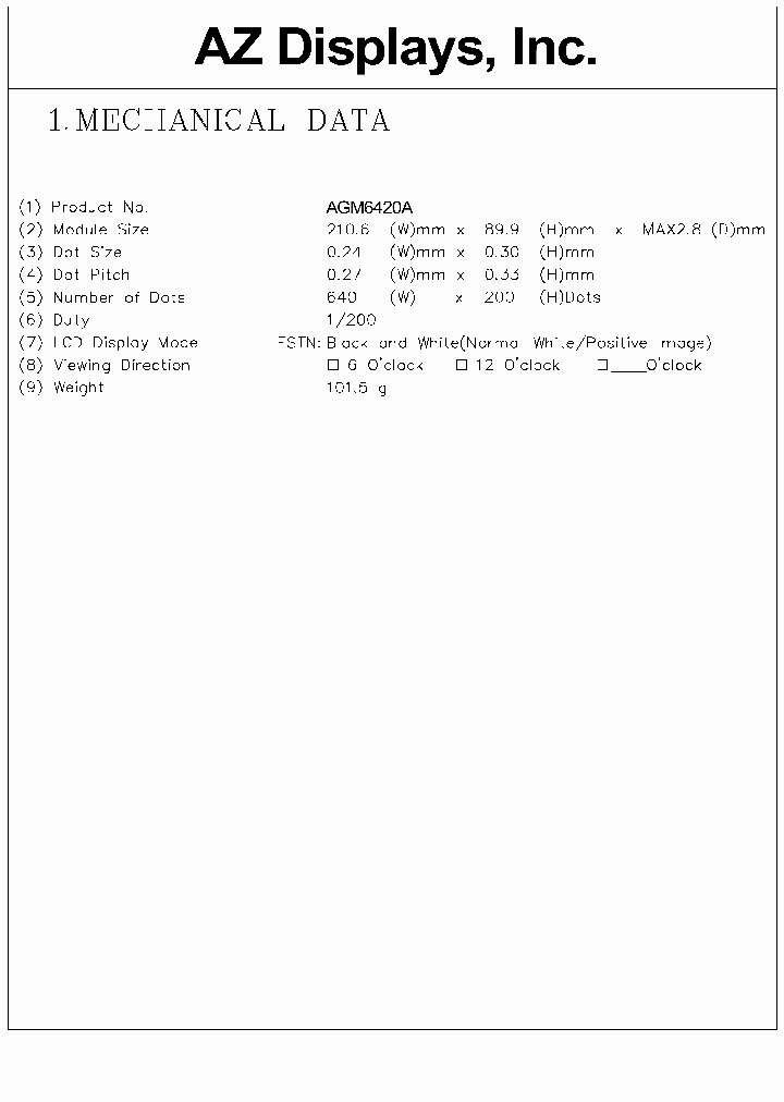 AGM6420A_538562.PDF Datasheet