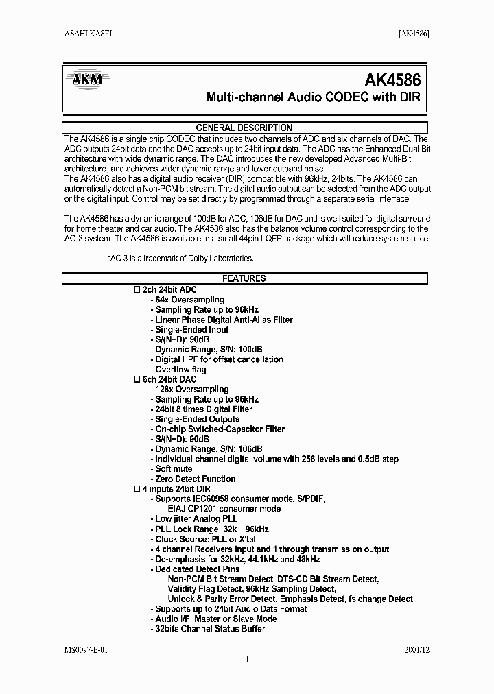 AK4586_546614.PDF Datasheet