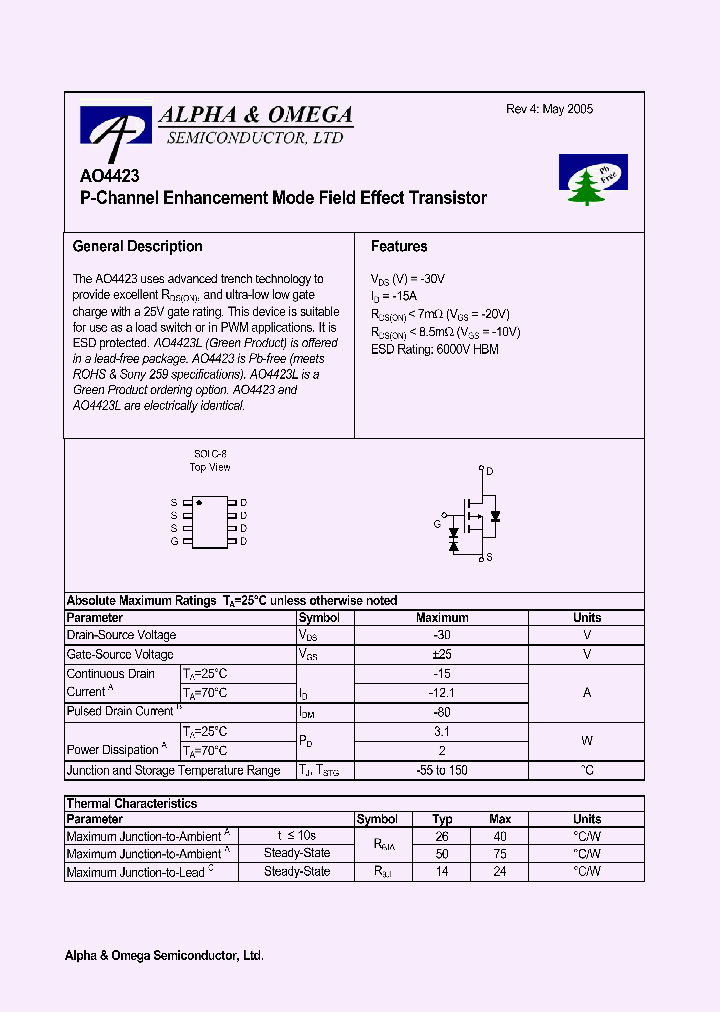 AO4423_538126.PDF Datasheet