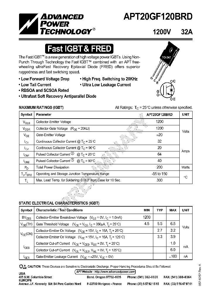 APT20GF120BRD_496478.PDF Datasheet