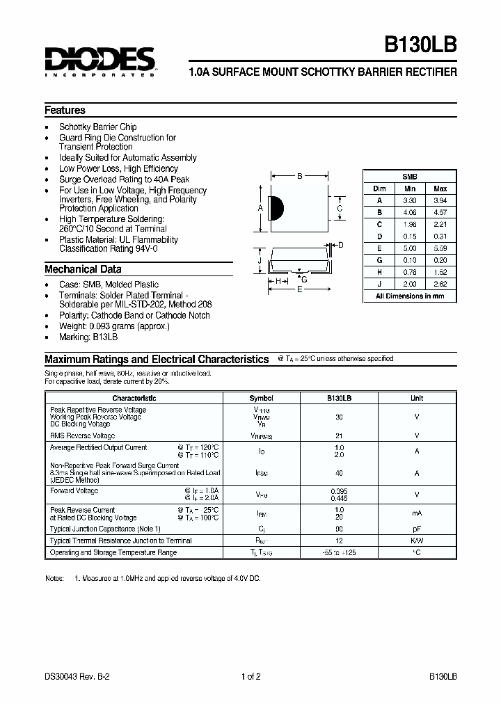 B130LB_532930.PDF Datasheet