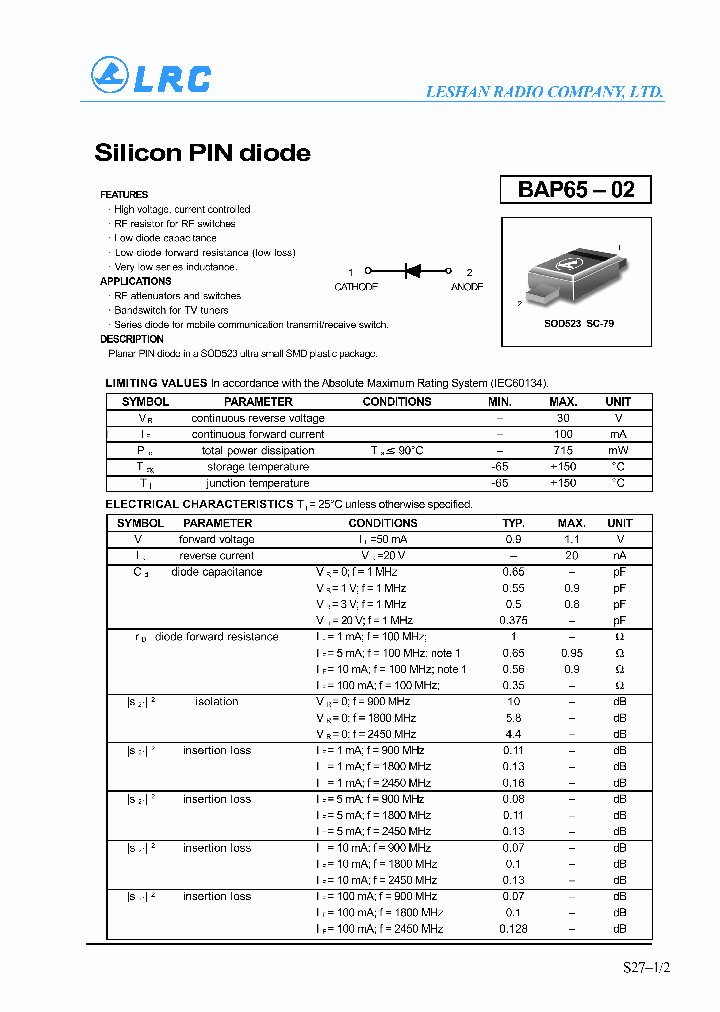 BAP65-02_515441.PDF Datasheet