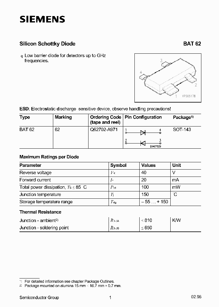 BAT62_549680.PDF Datasheet